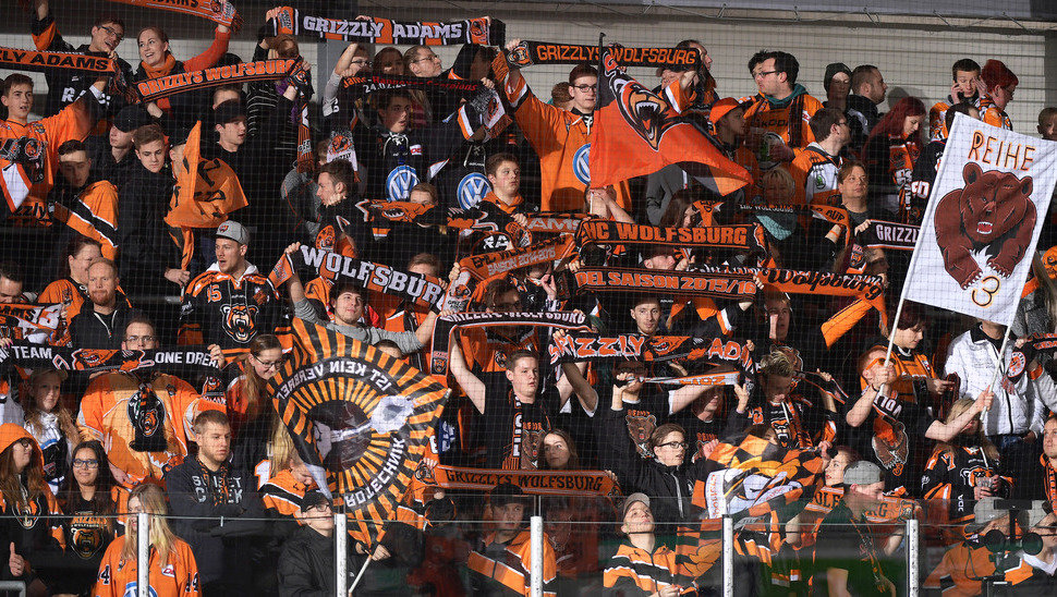 Viele Fans der Grizzlys werden am Sonntag in der Eis Arena erwartet. Rund 900 reisen aus Berlin an. Bild: City-Press.