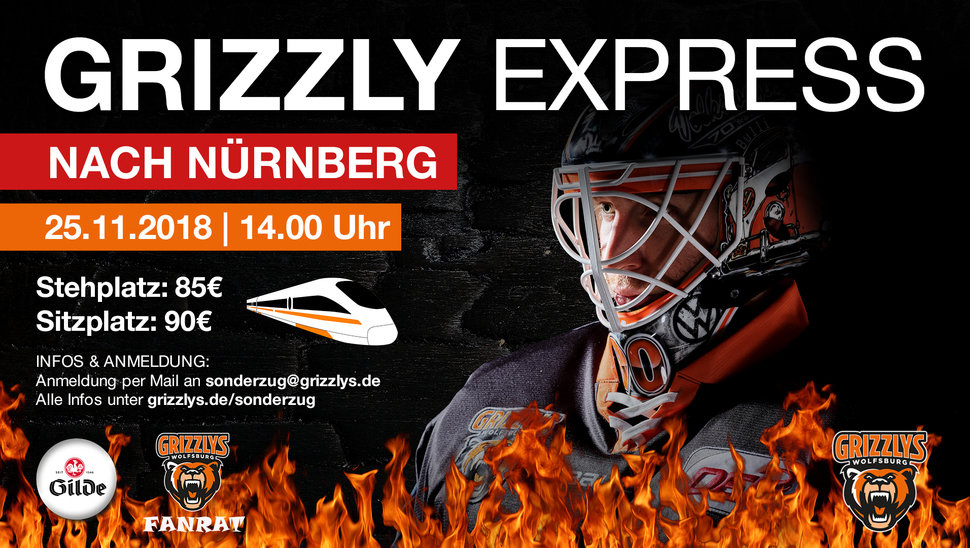 Große Unterstützung werden die Grizzlys im November beim Spiel in Nürnberg bekommen.