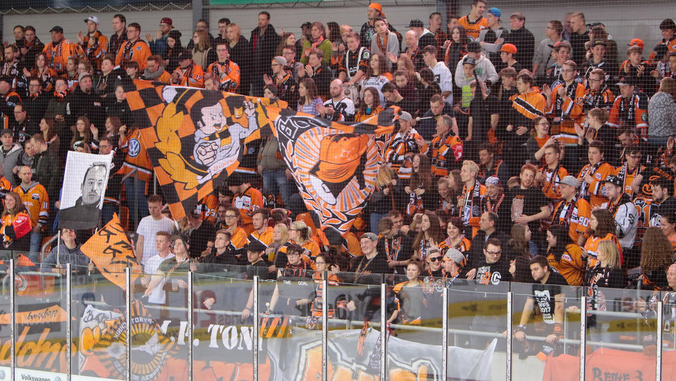 Starker Support für die Grizzlys: Beide Heimspiele im Halbfinale werden sehr gut besucht sein.