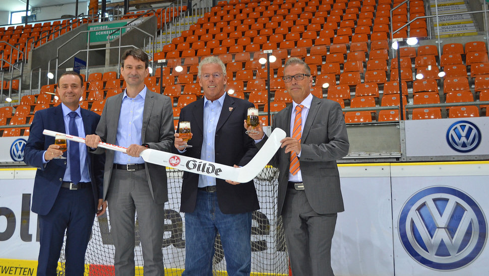Die Grizzlys haben mit der Gilde Brauerei einen neuen starken Partner an ihrer Seite.