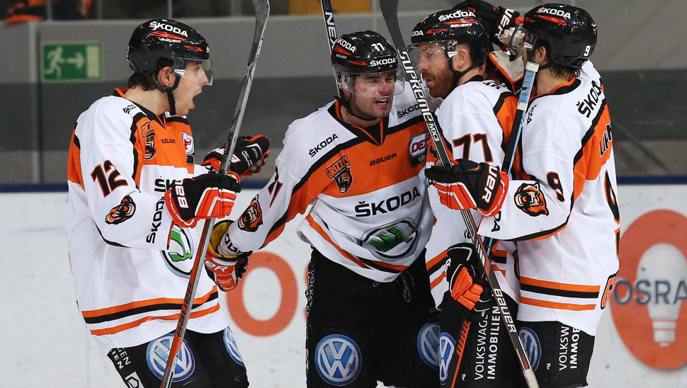 Jubel: Die Grizzlys stehen nach dem Sieg in München auf dem vierten Tabellenplatz. Bild: Citypress24.