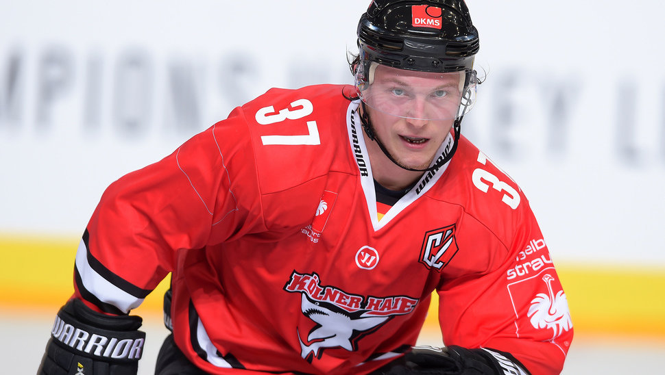 Mit den Kölner Haien konnte Grizzlys-Neuzugang Marcel Ohmann bereits Erfahrung in der CHL sammeln.