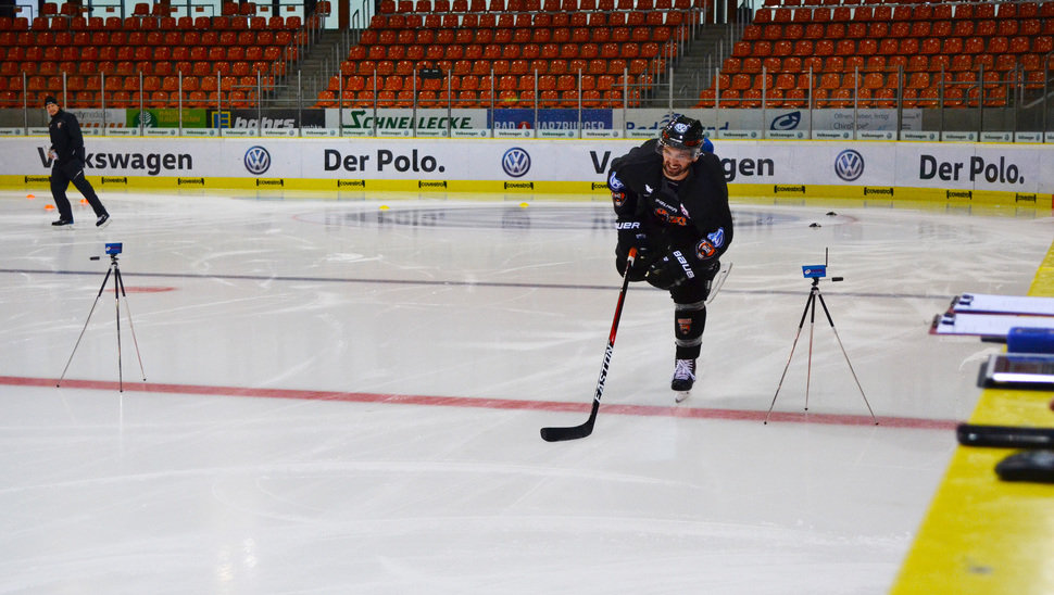Christoph Höhenleitner zeigt Biss. Gemeinsam mit Sebastian Furchner bildete er das erste Paar, welches auf den Kurs ging.