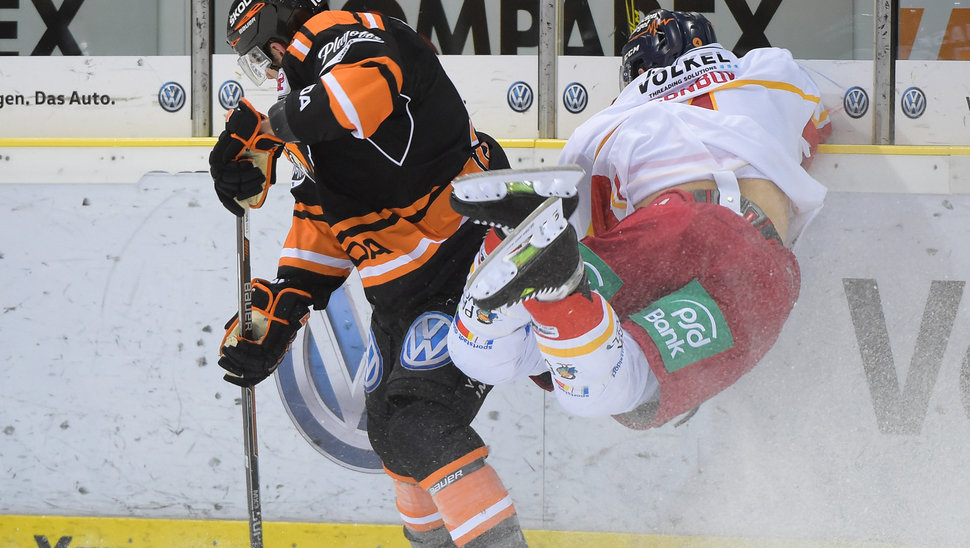 Die Grizzlys um Tyler Haskins mussten sich im ersten Spiel der Viertelfinalserie geschlagen geben.