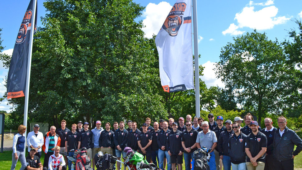Viel Spaß hatten die Grizzlys gemeinsam mit ihren Spielpartnern auf dem Golfclub Wolfsburg.