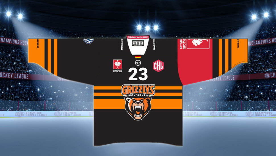 So sieht es aus: Das neue CHL-Trikot der Grizzlys für die Saison 2017-2018.