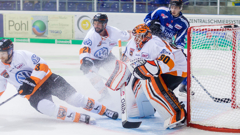 Testspiele abgehakt: Nun gilt die Konzentration der Grizzlys dem Start der Champions Hockey League. Bild: Harry Schindler.