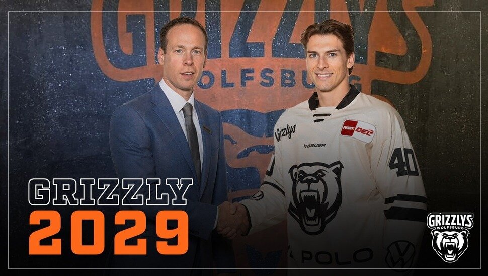 News-Slider: Vertrag bis 2029: Grizzlys verlängern mit Julian Chrobot