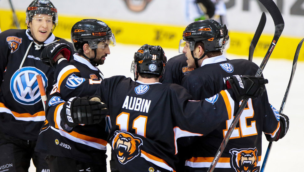 Die Grizzlys haben durch einen 3:2-Heimsieg die Qualifikation für das Viertelfinale der Playoffs geschafft. Bild: Citypress24.