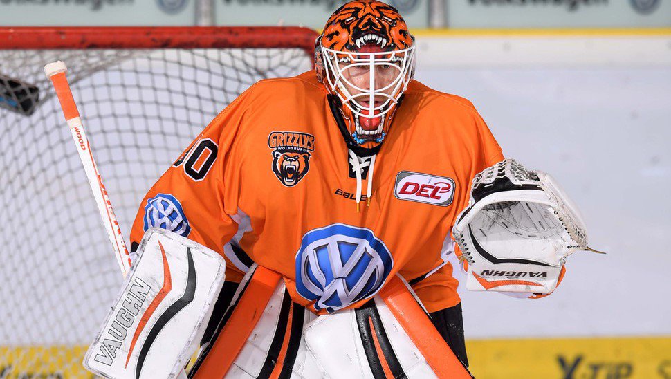 Feste Stütze im Team des Vizemeisters: Felix Brückmann wird bis 2020 das Tor der Grizzlys hüten.