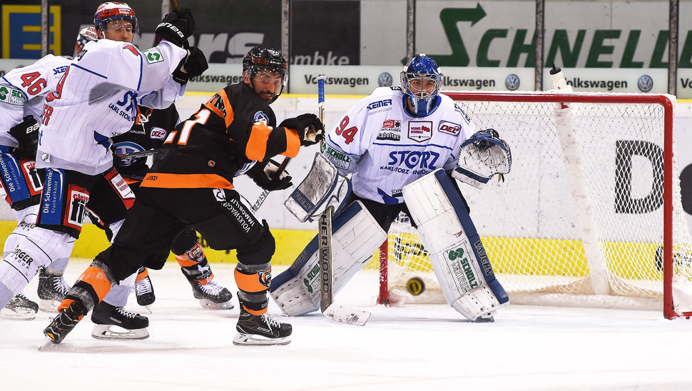 Die Grizzlys wollen in Schwenningen den fünften Auswärtssieg in Folge feiern. Bild: CP24.