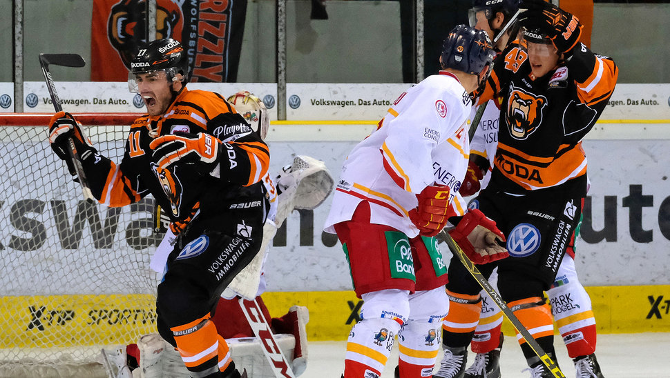 Brent Aubin und die Grizzlys haben im Halbfinale gegen Nürnberg Heimrecht. Bild: Citypress24.