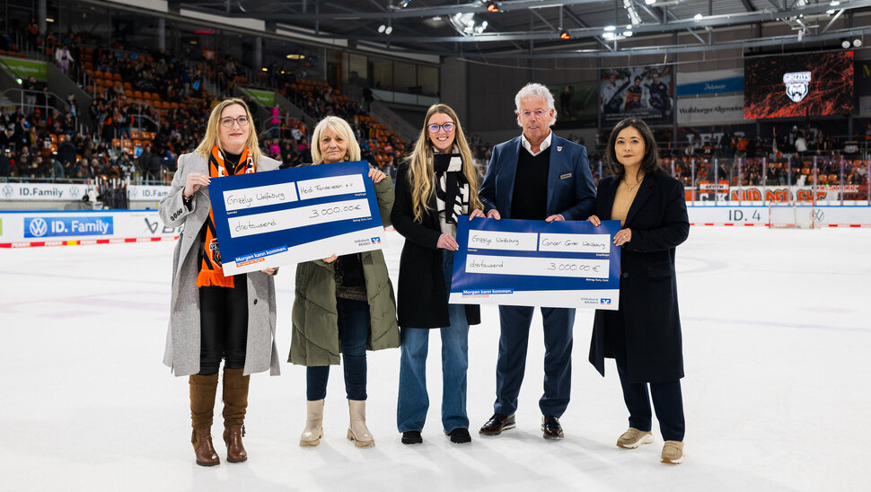 News: Grizzlys spenden 6000 Euro für den guten Zweck